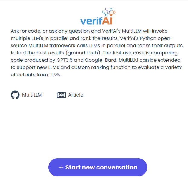 VerifAI's MultiLLM App Update