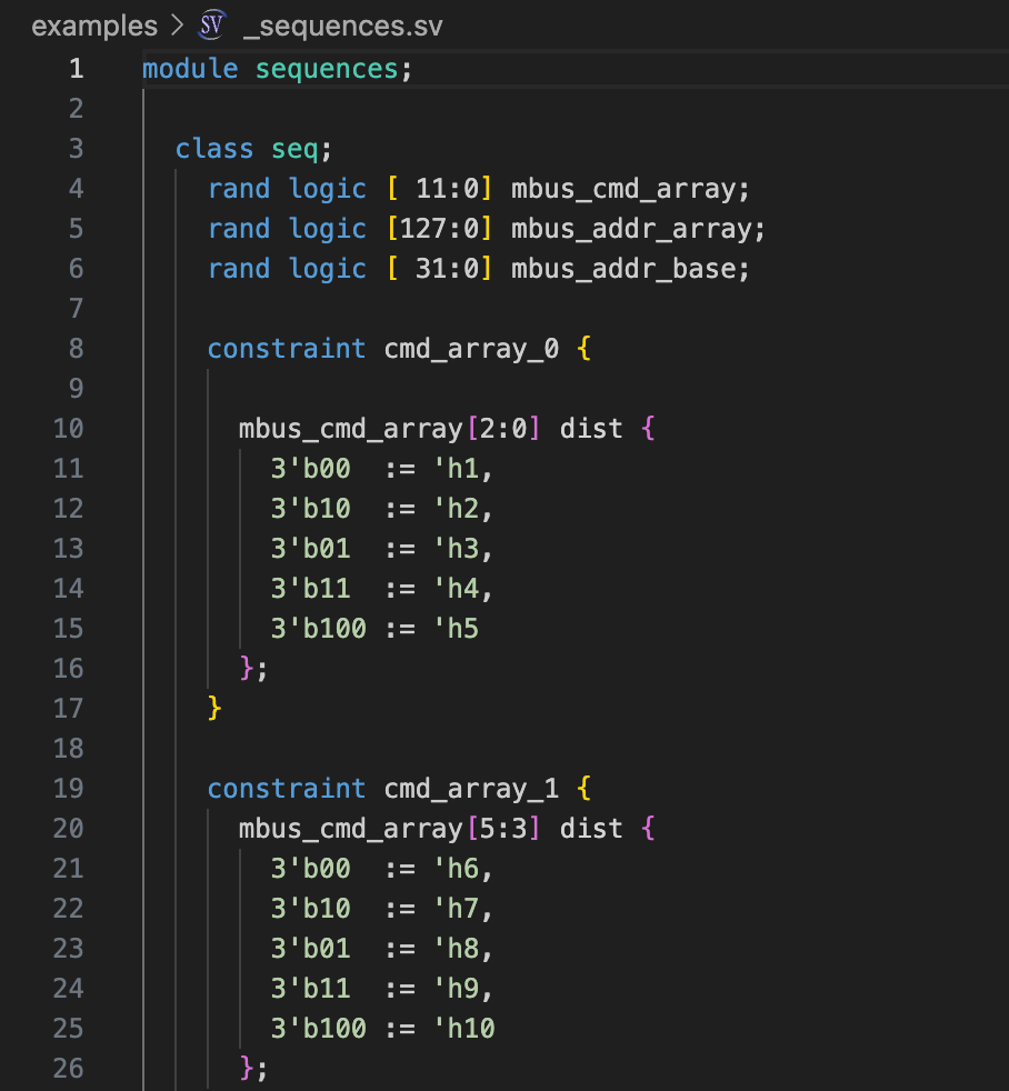 Adaptable Constraint Extraction  for ML in Design Verification